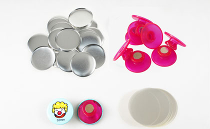 Magnetic Button Components for Whiteboards