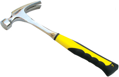 Drop Forged Claw Hammer with Bi-Material Handle