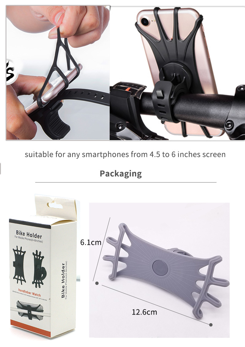 Phone holder scale showing physical dimensions.