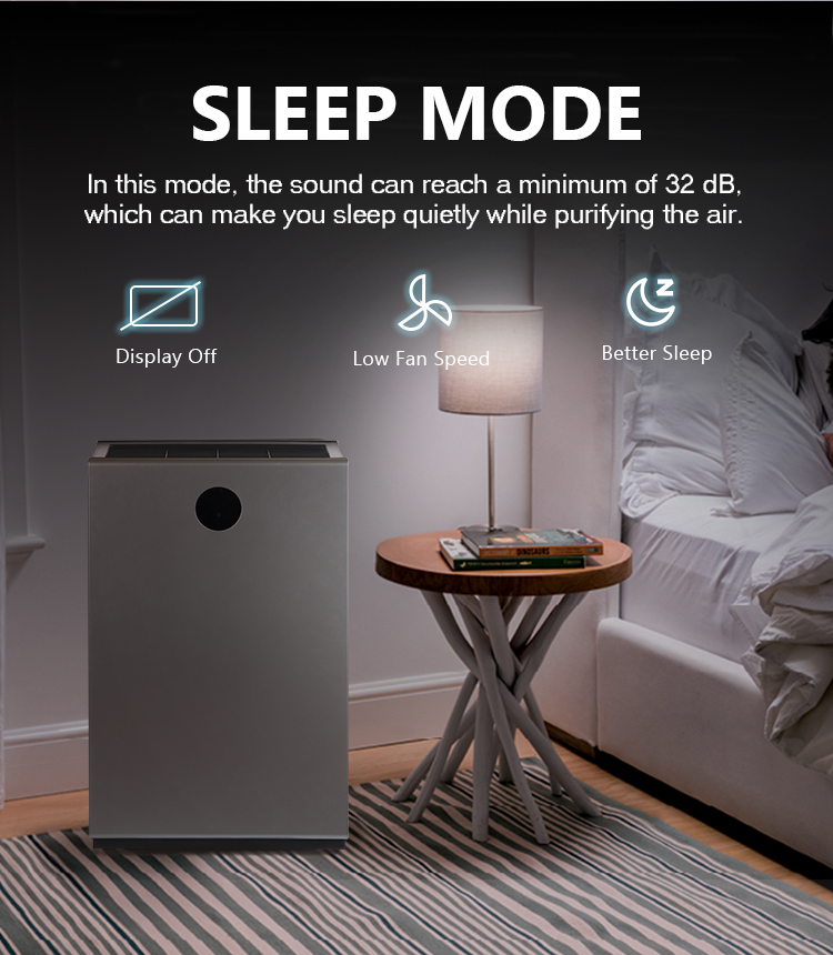 Quiet operation visual for sleep mode