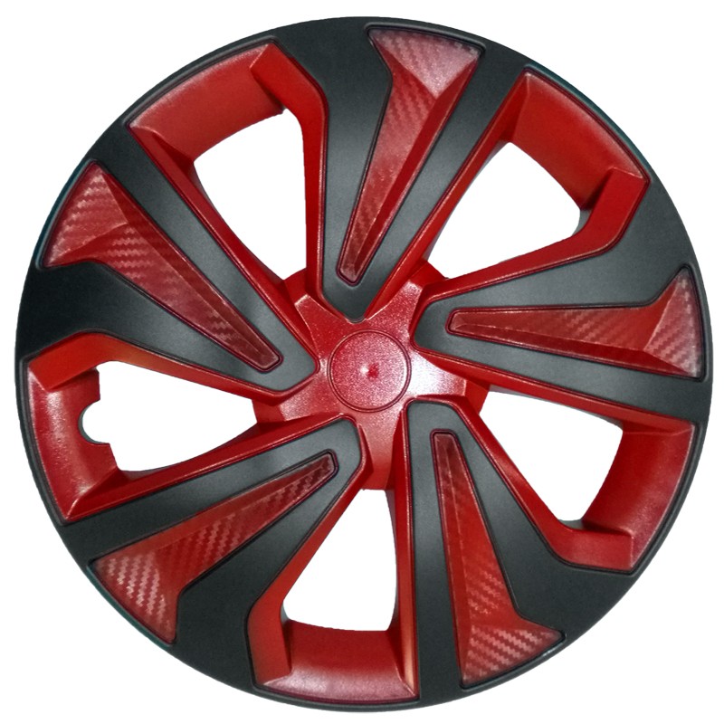 Wholesale carbon fiber 13"14" 15" PP/ABS Car Wheel Center Hubcaps Decorative Cover rims - Image 3