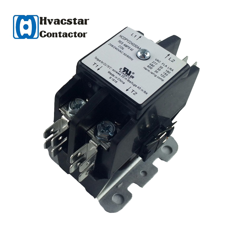 2-Pole 20 FLA HVAC Contactor