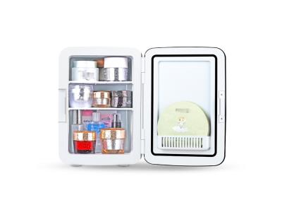 wholesale household mini portable fridge 10L car mini fridge makeup - Image 2