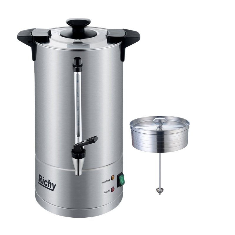 Wholesale lectrothermique baril 25L urn of double wall stainless steel coffee percolator for restaurant and factory - Image 2