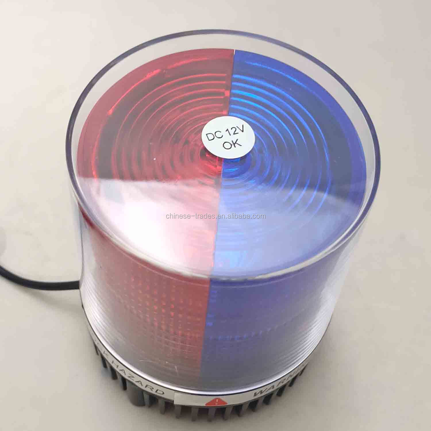 Close up of 12V LED beacon for forklift use