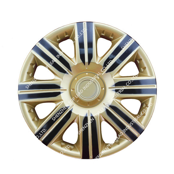 Close up of neon accent wheel cover