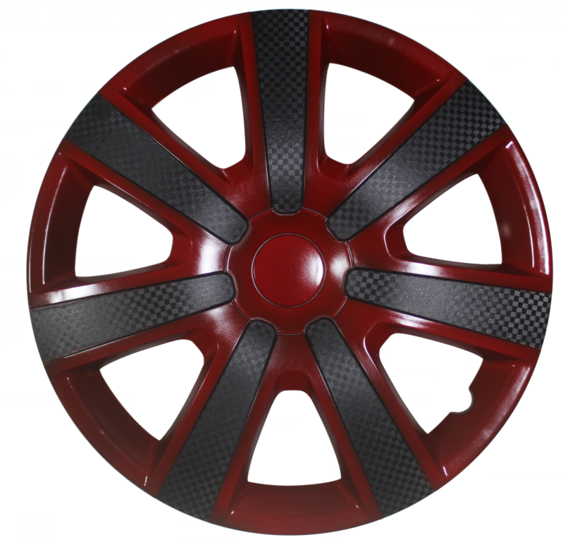 Twin-Color Carbon Fiber Car Wheel Center Cover