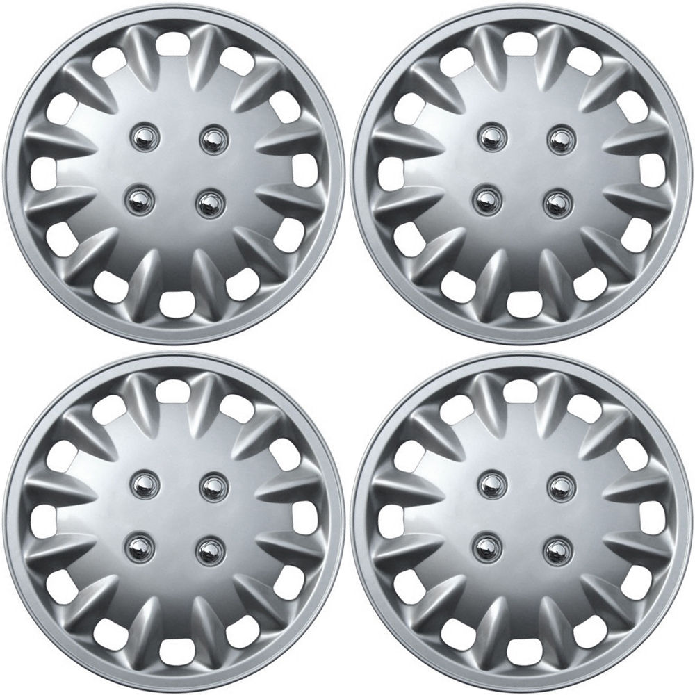 Wholesale PP ABS Plastic 15 inch  Decoration Car Wheel Covers Silver Painting Vehicle Hub - Image 3