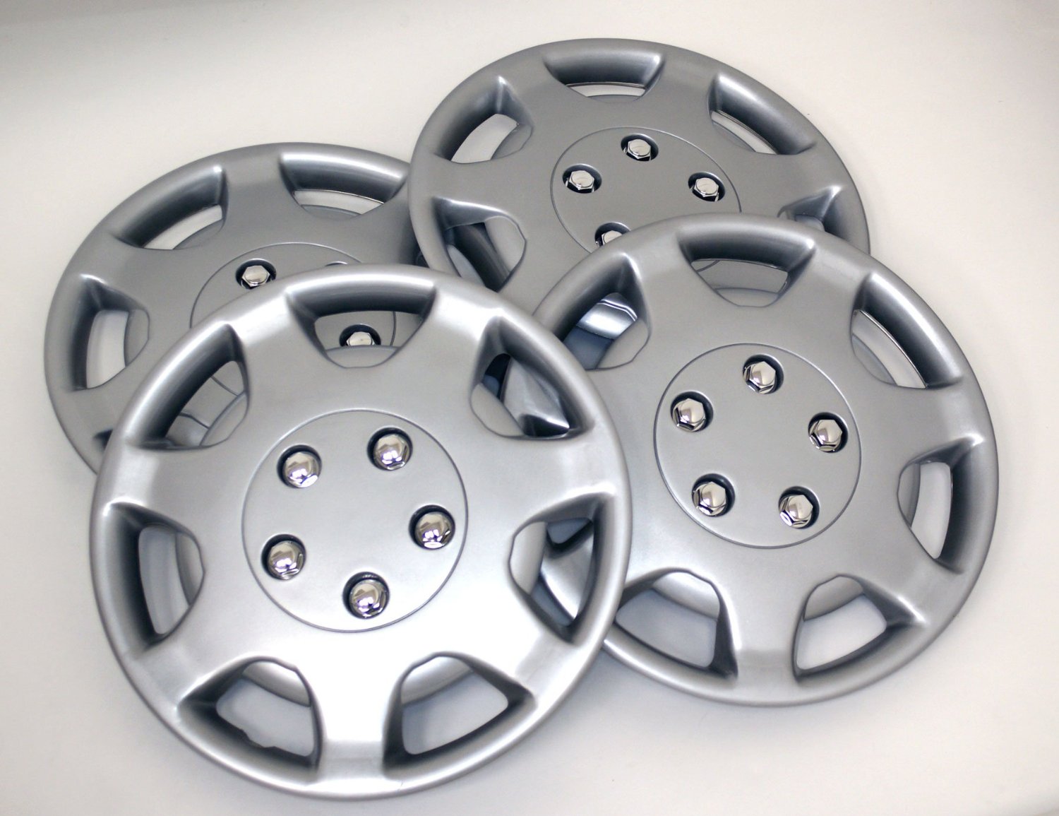 15-inch Silver Painted ABS PP Plastic Car Wheel Covers