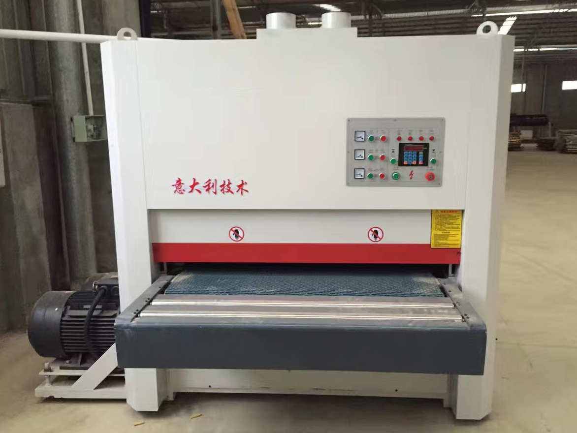 wide belt sander max. working width 1300mm heavy duty wide belt sanding machine - Image 3