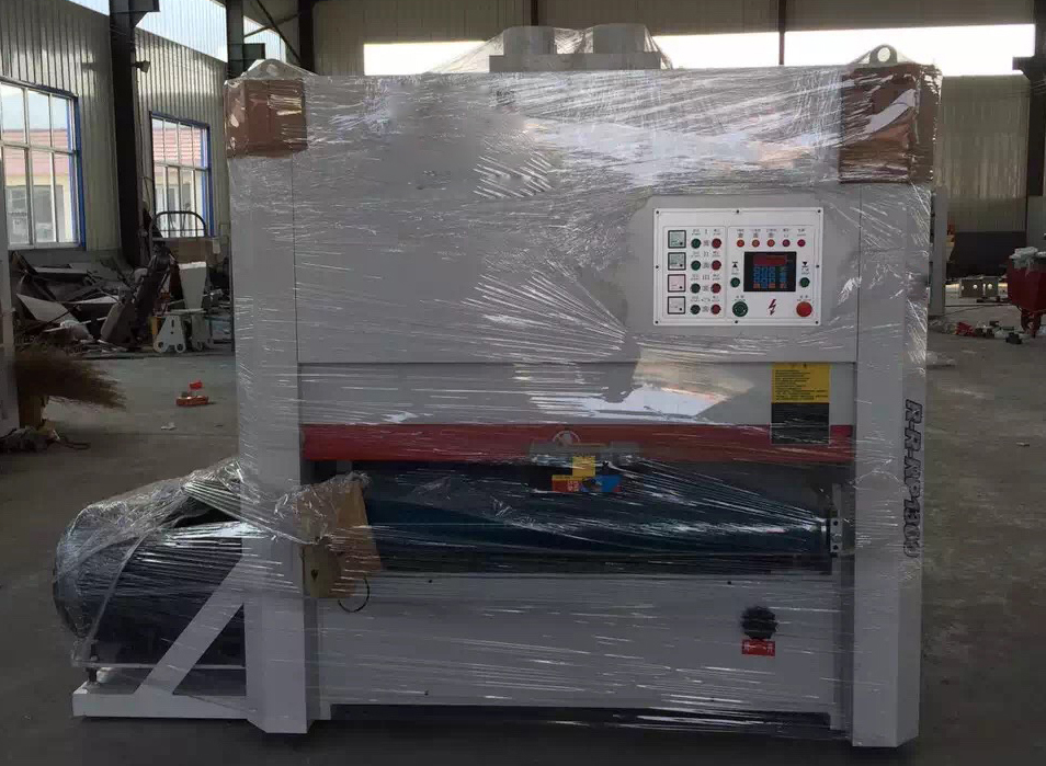 wide belt sander max. working width 1300mm heavy duty wide belt sanding machine - Image 2