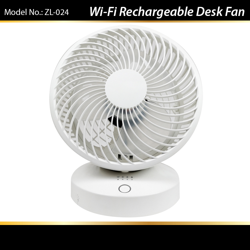 Wifi Rechargeable Desk Fan - Image 2