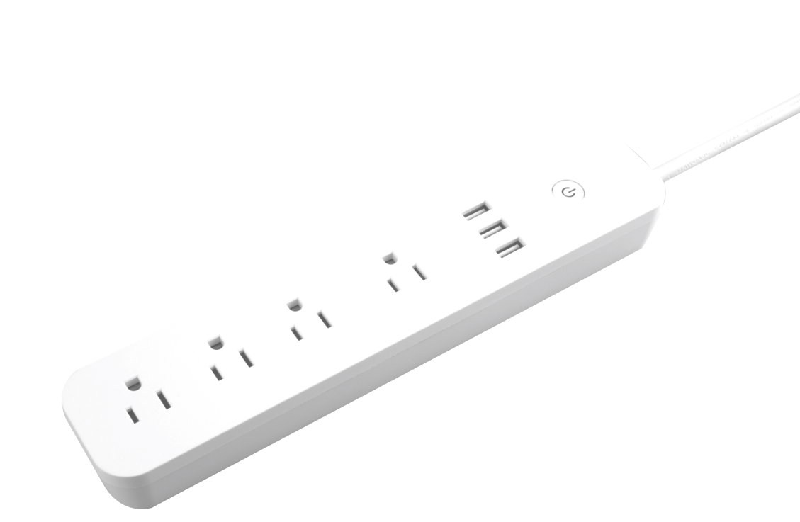 Wi-Fi Smart Power Strip with USB Charging Ports