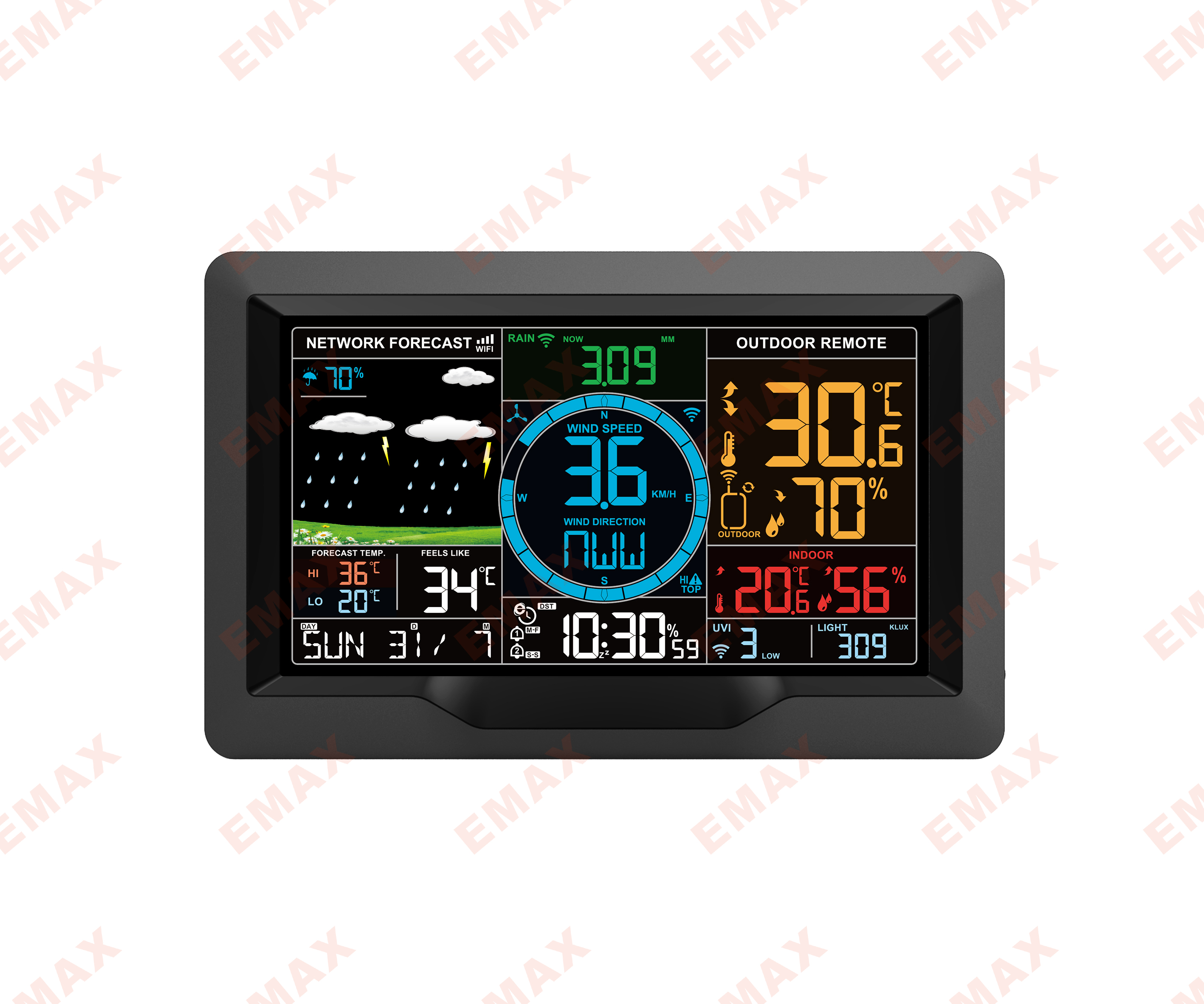 Wireless Weather Station with Wi-Fi Connectivity