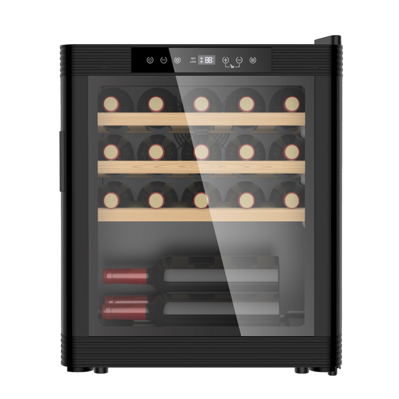 18-Bottle Wine Cooler Refrigerator with Digital Control