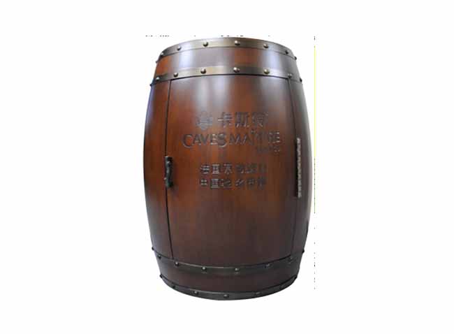 Wine Barrel Display Freezer