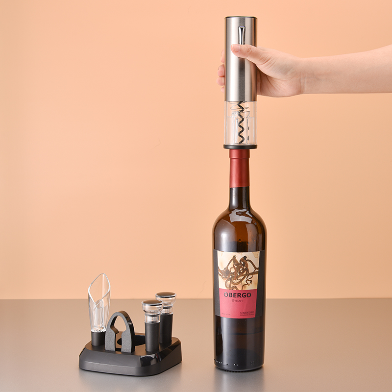 Electric Wine Opener Set with Accessories