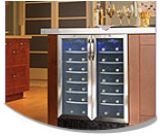 Wine Refrigerator with Dual-Zone Temperature Control