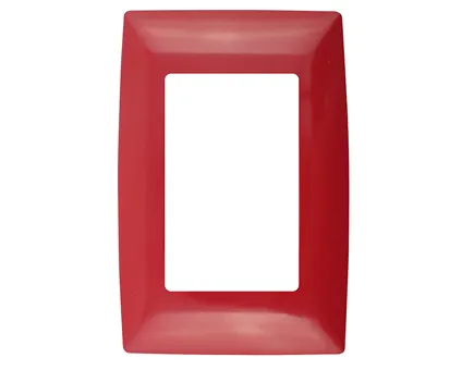 Wine red switch cover front view