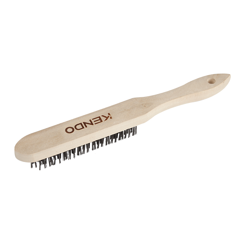 Wire Brush with Wooden Handle