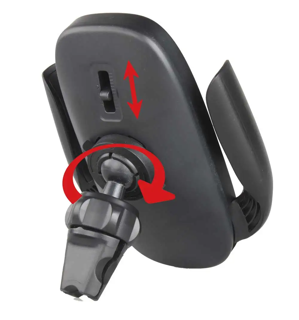 Adjustable vent clip and rotating joint demonstration