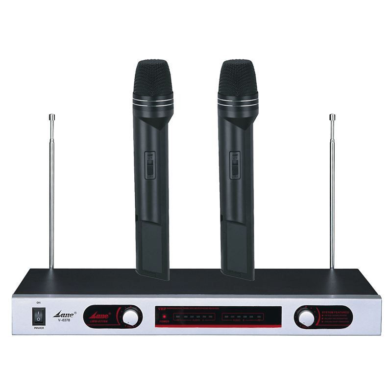 Dual Channel VHF Wireless Microphone System