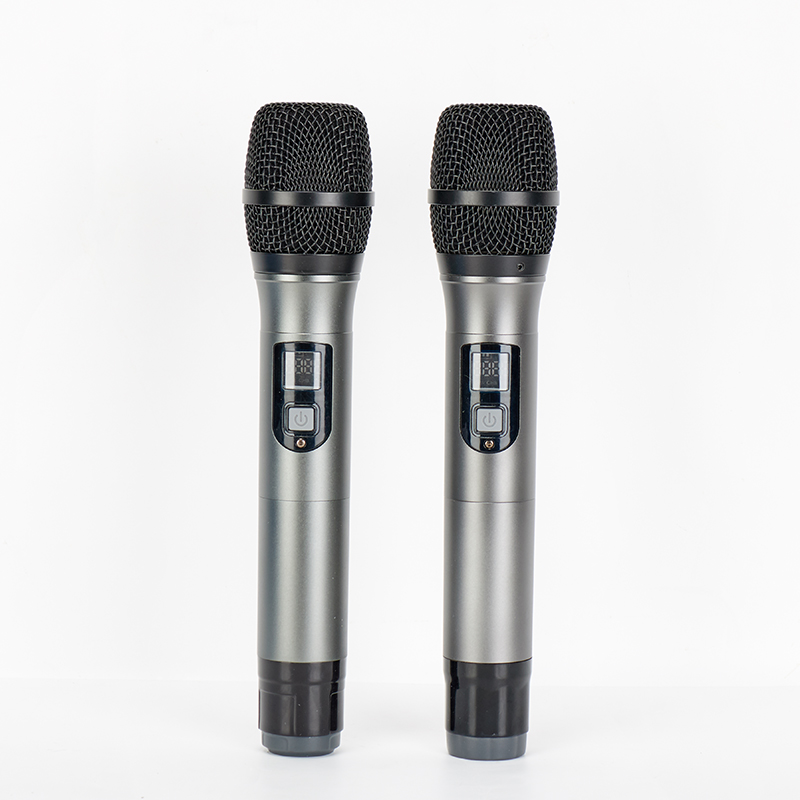 Wireless Handheld Microphone System with LCD Display