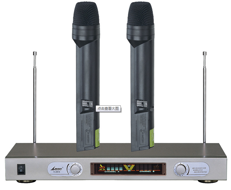 Dual Channel Wireless Handheld Microphone System