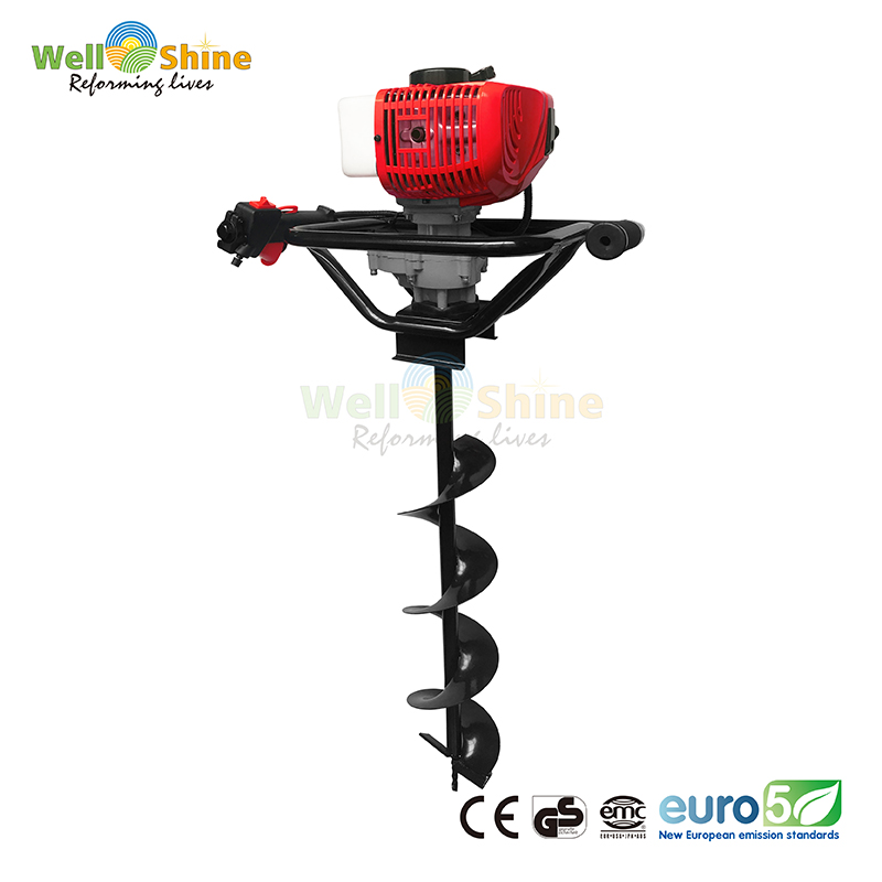 with 100mm 150mm 200mm 250mm 300mm Auger Bits 52cc CE GS EUV Drill Hole Digger Hand-Held Earth Auger - Image 2