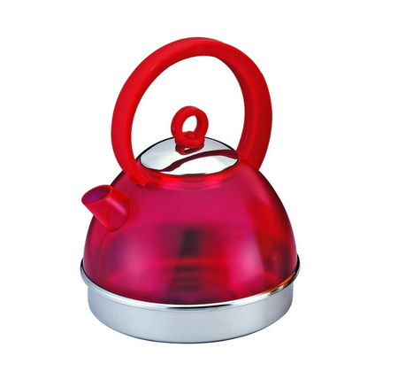 Red Translucent Electric Kettle