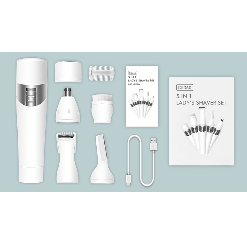 5-in-1 Women's Electric Grooming Kit