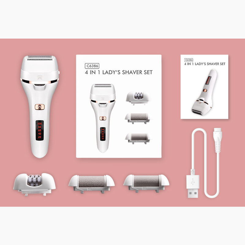 4-in-1 Women's Electric Shaver Set