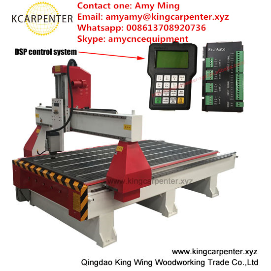 wood carving machine price 3 axis 4x8 ft cnc router machine KC1325 king cut cnc machine - Image 2