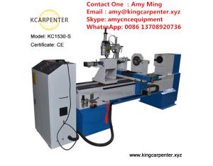 Front view of the 3-axis CNC wood router machine
