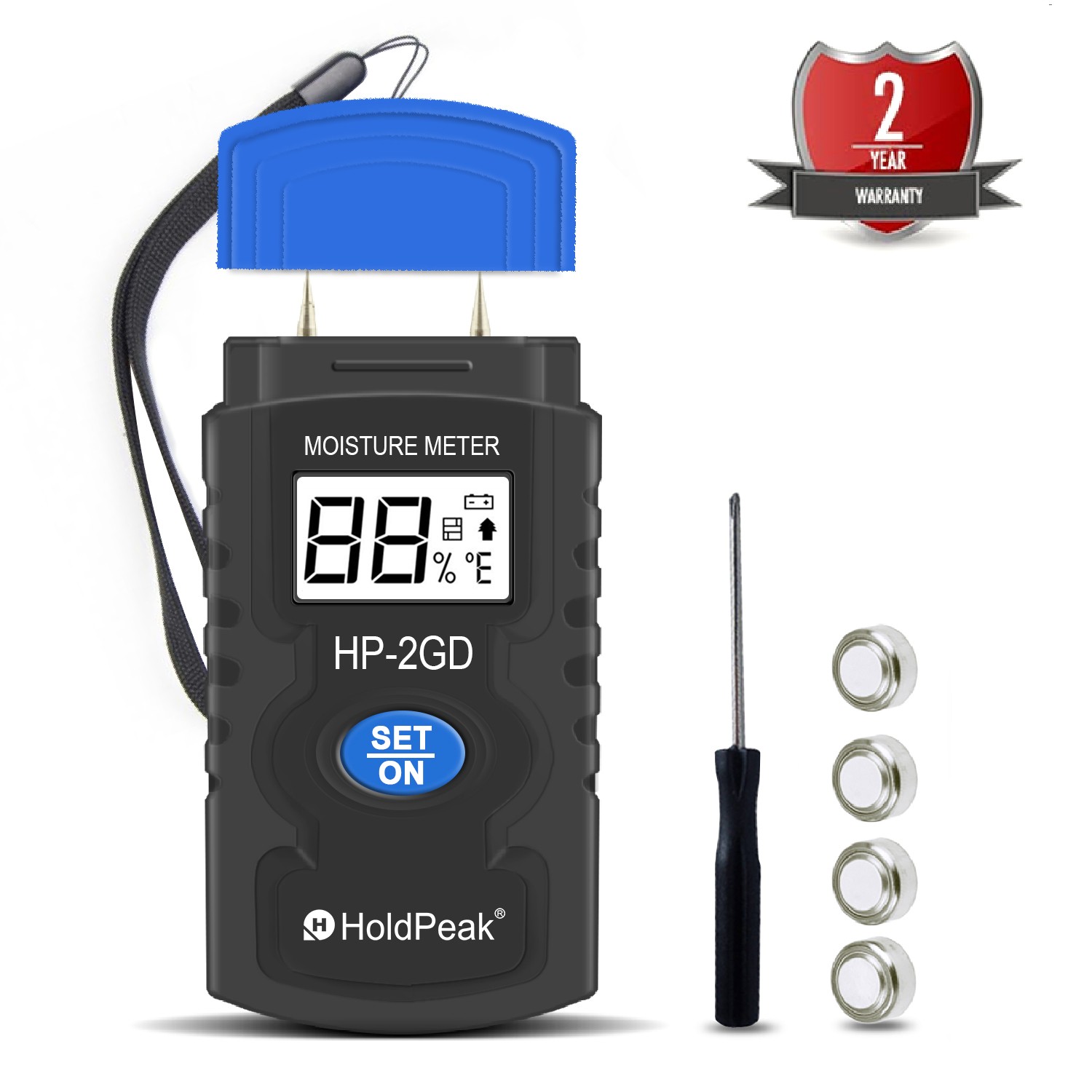 wood moisture meter building material moisture meter HP-2GD - Image 3