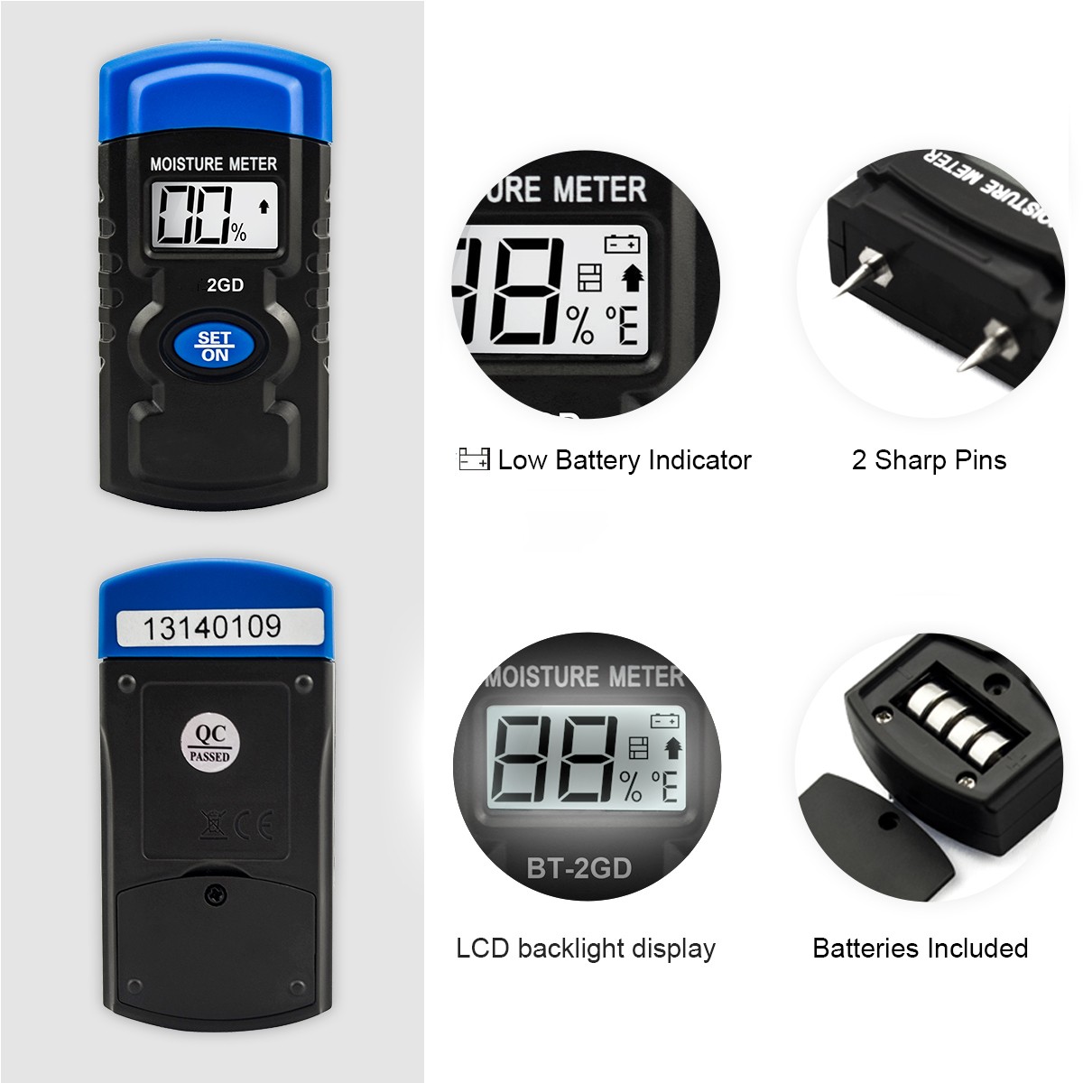 Digital Wood Moisture Meter
