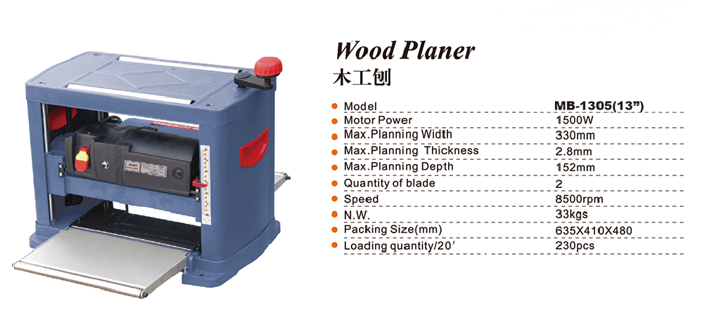 Benchtop Wood Planer