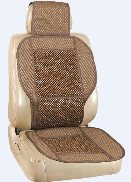 Ventilated Wooden Bead Car Seat Cushion