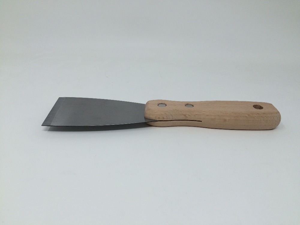 Wooden handle carbon steel scraper - Image 2