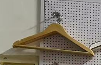 Wooden Clothes Hanger with Rotating Hook