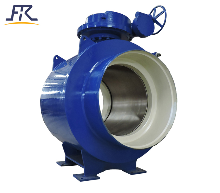 Worm Gear Operated Welded Ball Valve