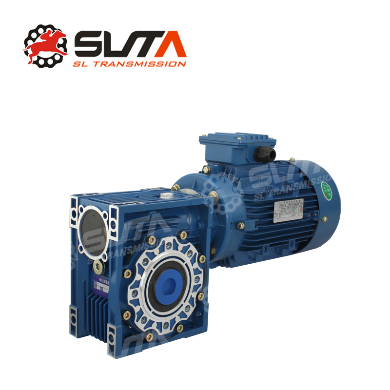 Worm gear speed reducer rv030 with 30rpm 60rpm 80rpm Aluminum Worm reducer - Image 3