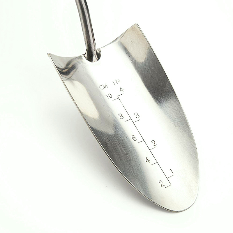 Stainless Steel Garden Trowel with Depth Markings