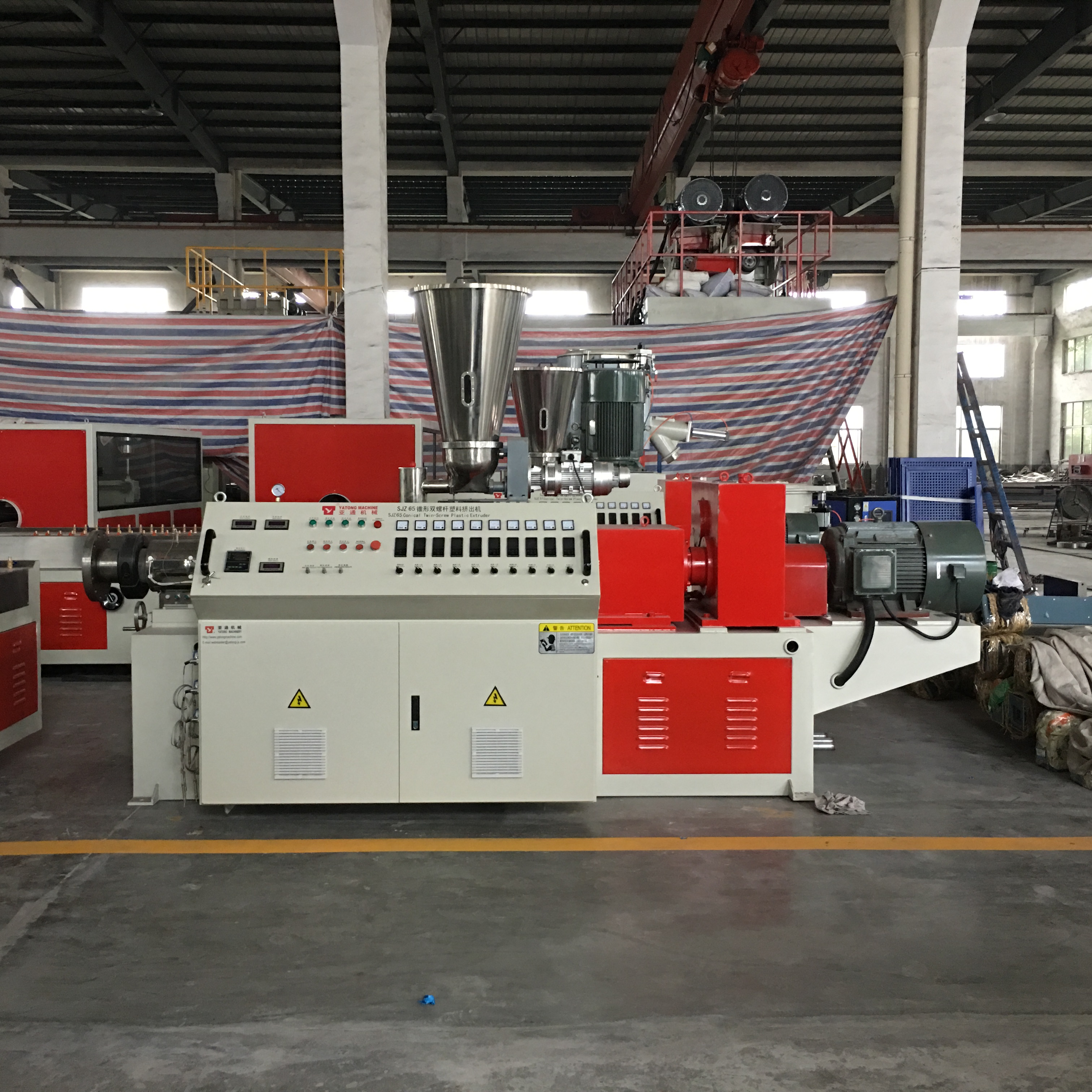 WPC PVC Profile Extrusion machine - Image 2