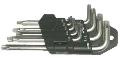 Hex Key Set with Black Plastic Holder