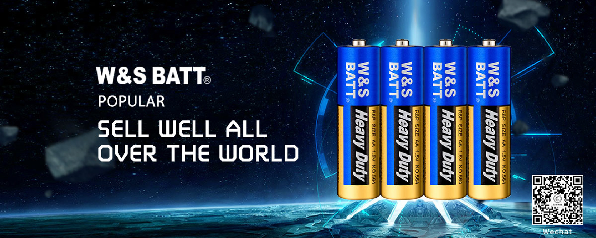 R6P Size AA 1.5V Heavy Duty Battery usage context