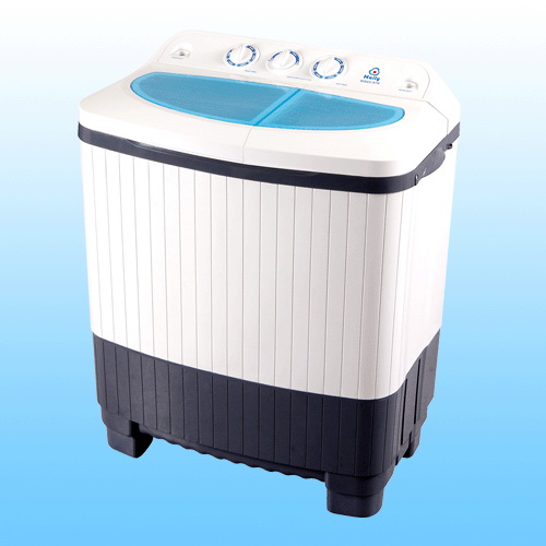 Twin Tub Washing Machine with Control Knobs