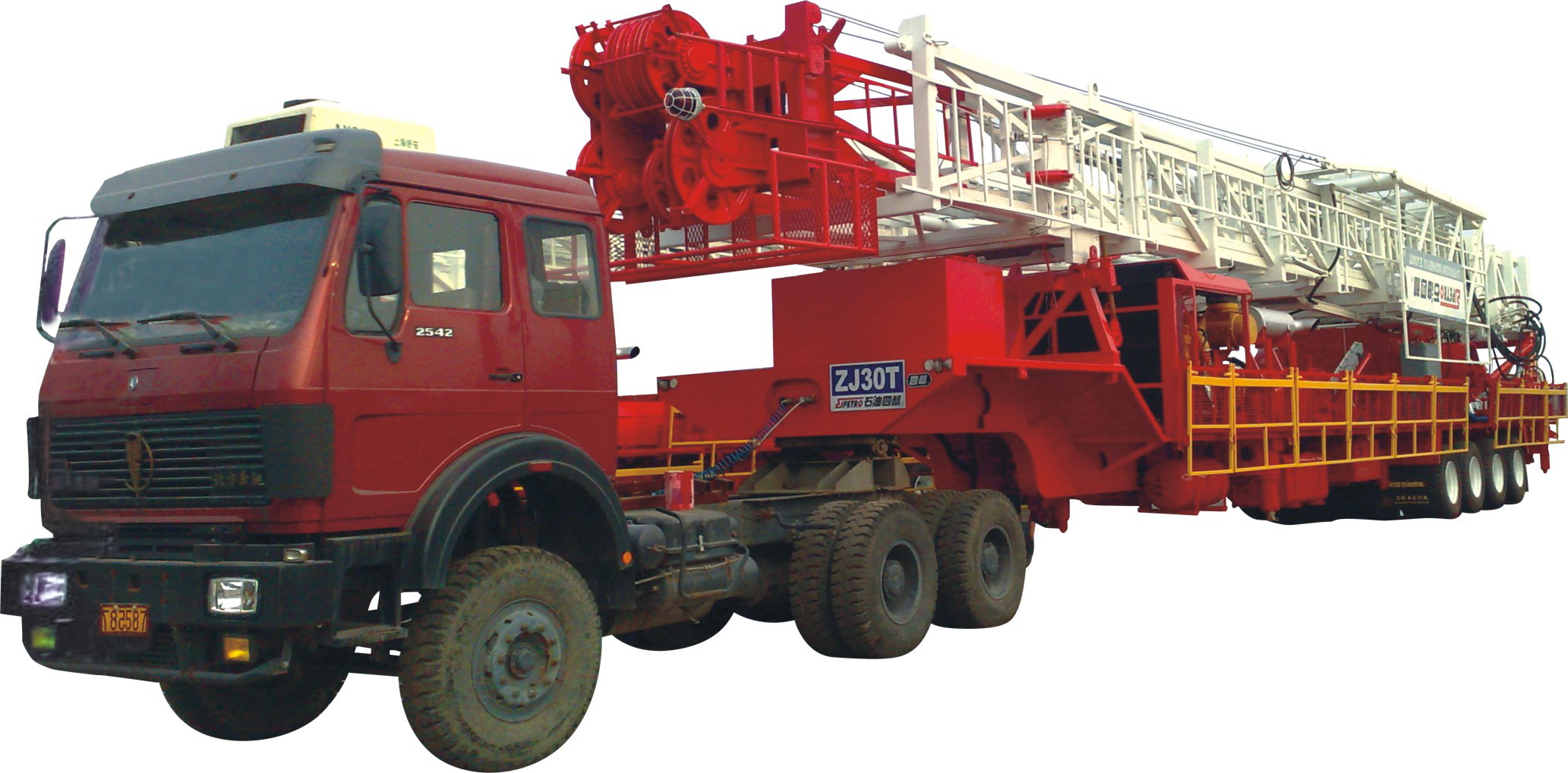 Heavy-Duty Semi-Trailer for Equipment Transport