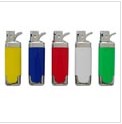 Refillable Fluid Lighter with Lever Ignition