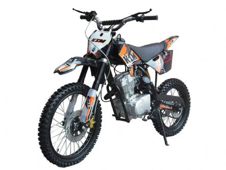 Off-Road Dirt Bike with Knobby Tires